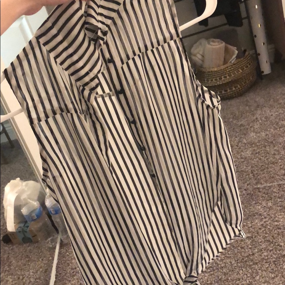 Button up collared shirt